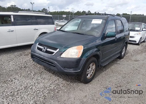 2002 Honda Cr-V Ex z USA, uszkodzony, nr VIN SHSRD78872U010424